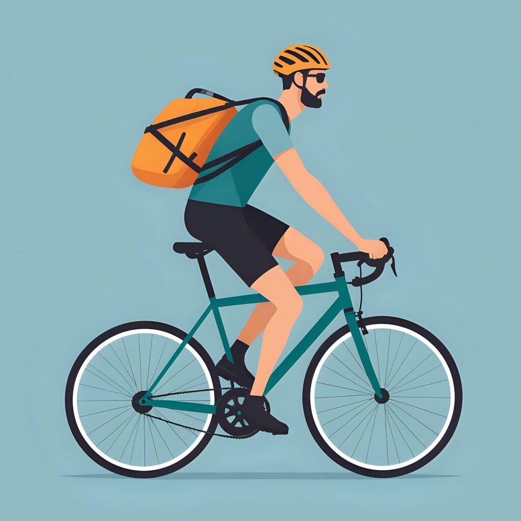 cycling, bicycle, bike, cyclist, man, sport, exercise, fitness, ride, healthy, activity, cartoon, wellness, ai generated-8943078.jpg