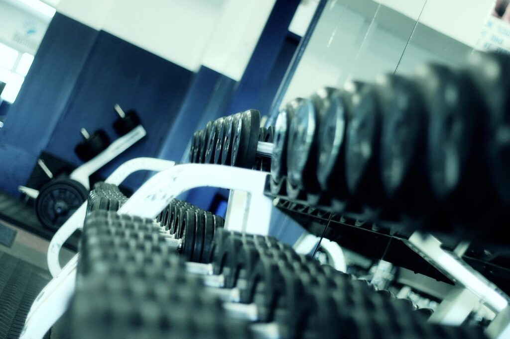 weight lifting, fitness, gym, perspective, bodybuilding, dumbells, weights, health, sport, training, exercise, workout, fitness, gym, gym, gym, gym, gym-1284616.jpg